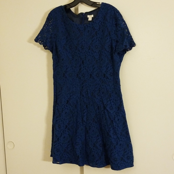 EUC Blue Lace Dress - Picture 2 of 7